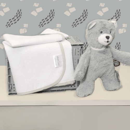 Σελτεδάκι 40x60cm 300gr/sm Με Γκρι Ρέλι - Oliver Baby