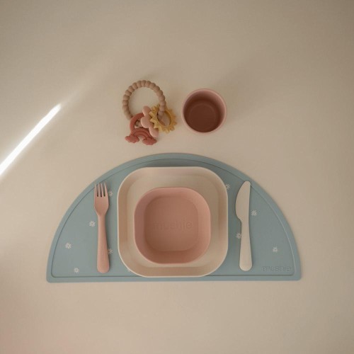 Σετ Κουτάλι Πηρούνι Μαχαίρι PP Blush Mushie