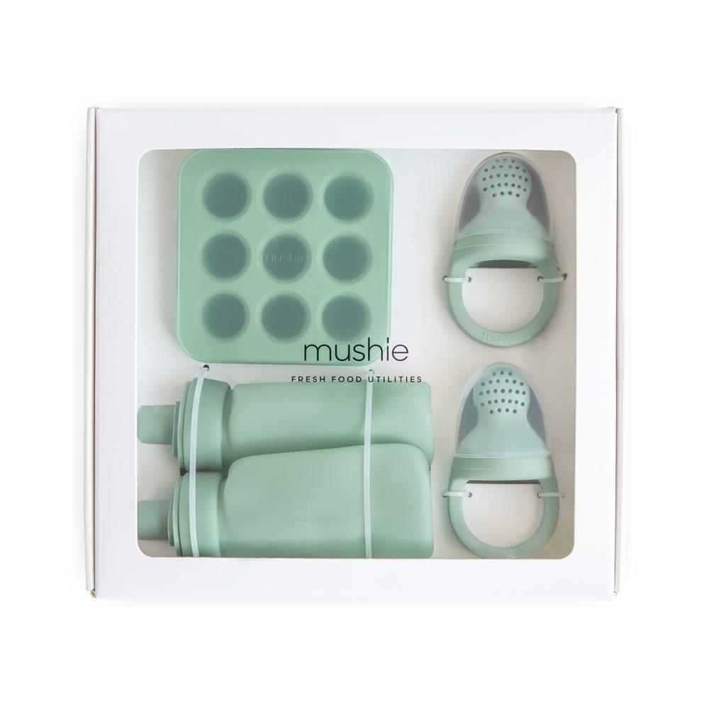 Σετ Δώρου 5 Ειδών Φαγητού Σιλικόνης Blush - Mushie