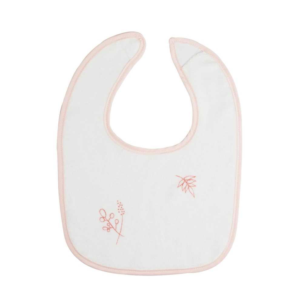 Σετ 6 Σαλιαρών 22x30cm - Pink Flower - Trois Kilos Sept