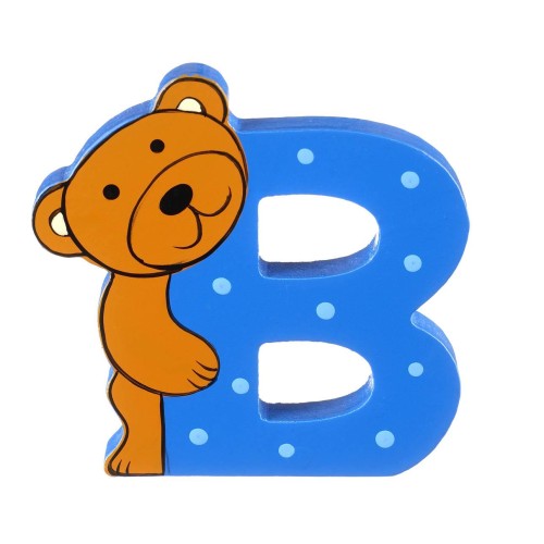Ξύλινο Γράμμα B Alphabet Letters Orange Tree Toys