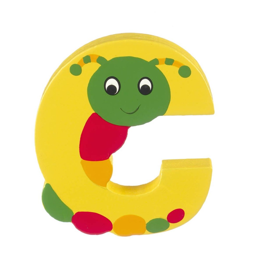 Ξύλινο Γράμμα C Alphabet Letters Orange Tree Toys