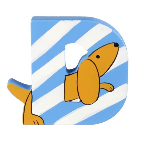 Ξύλινο Γράμμα D Alphabet Letters Orange Tree Toys