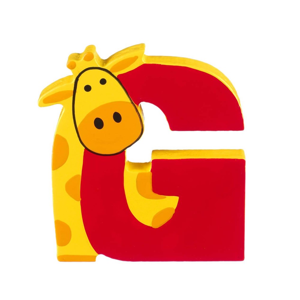 Ξύλινο Γράμμα G Alphabet Letters Orange Tree Toys