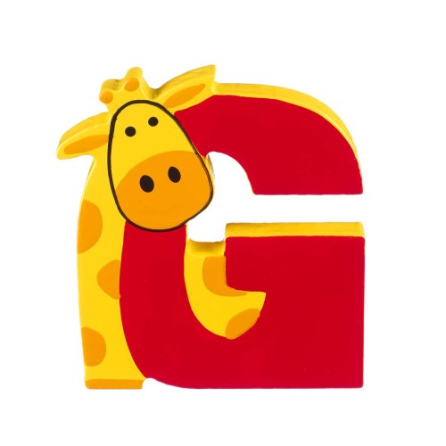 Ξύλινο Γράμμα G Alphabet Letters Orange Tree Toys