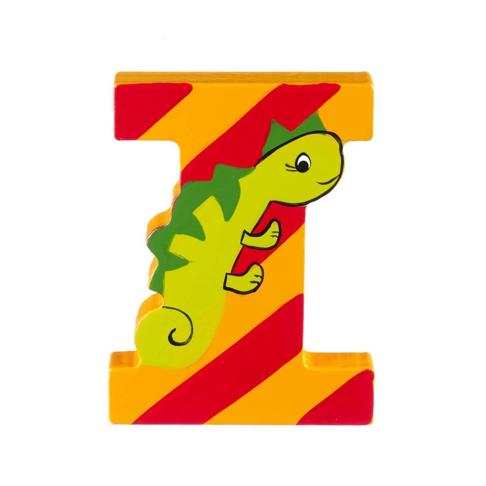 Ξύλινο Γράμμα I Alphabet Letters Orange Tree Toys