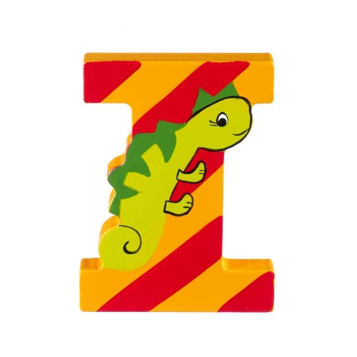 Ξύλινο Γράμμα I Alphabet Letters Orange Tree Toys