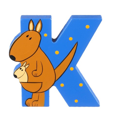 Ξύλινο Γράμμα K Alphabet Letters Orange Tree Toys