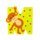 Ξύλινο Γράμμα M Alphabet Letters Orange Tree Toys