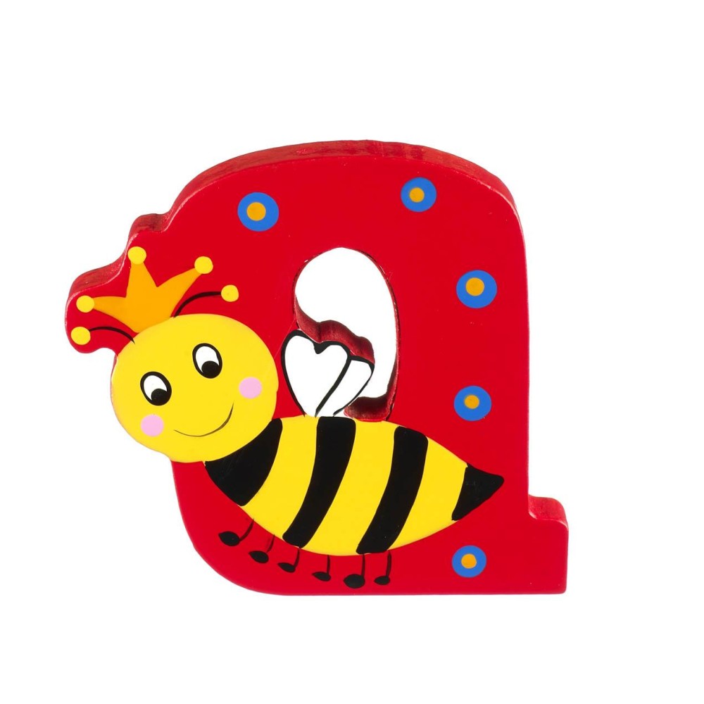 Ξύλινο Γράμμα Q Alphabet Letters Orange Tree Toys