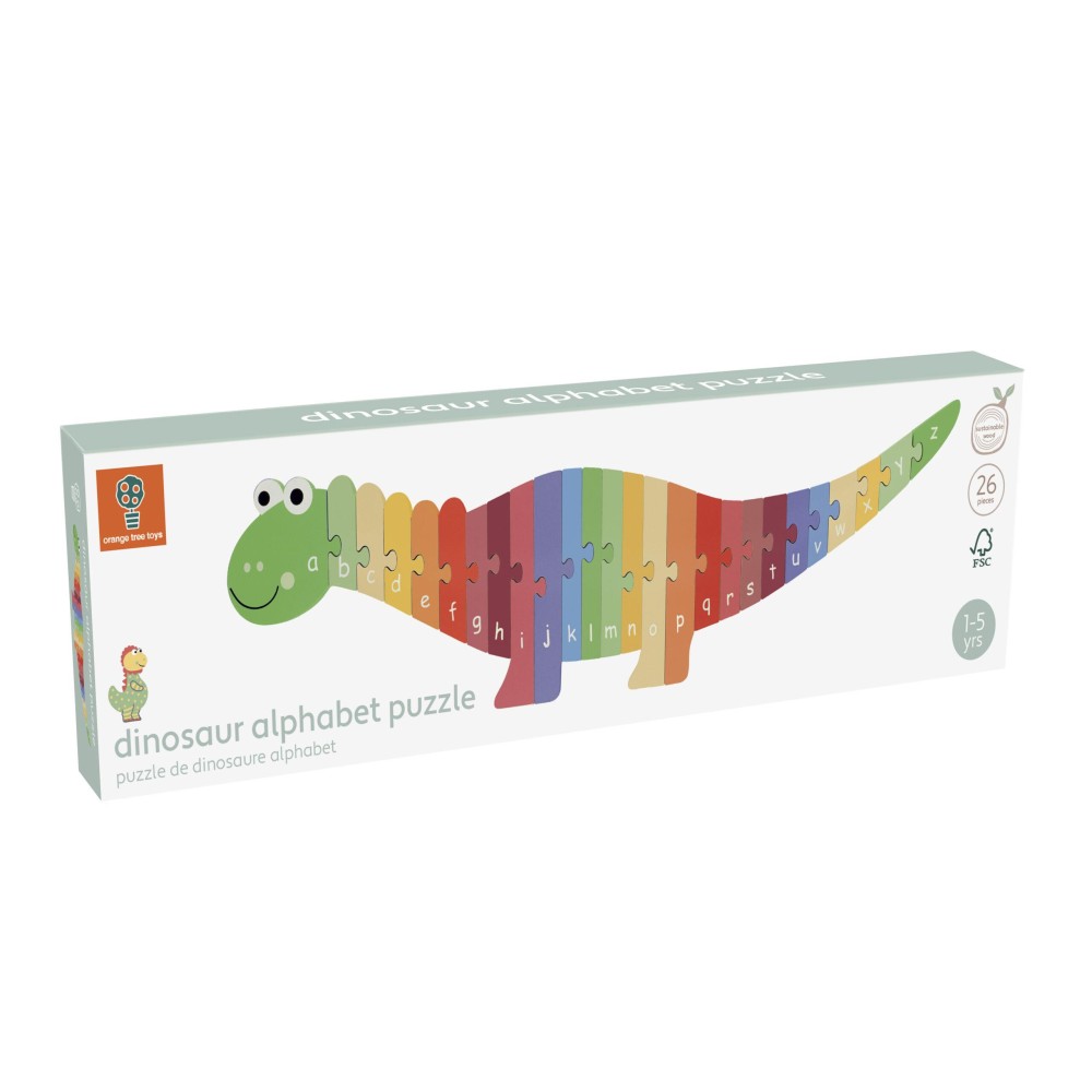Αλφαβητικό Παζλ Dinosaurs Orange Tree Toys (FSC®)