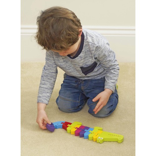 Παζλ Αριθμών Κροκόδειλος Animals Orange Tree Toys (FSC®)