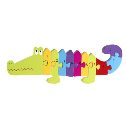 Παζλ Αριθμών Κροκόδειλος Animals Orange Tree Toys (FSC®)
