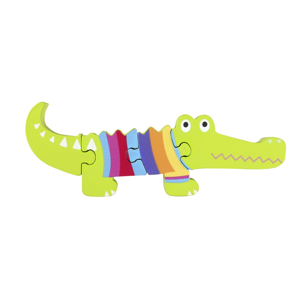 Μικρό Παζλ Κροκόδειλος Animals Orange Tree Toys (FSC®)