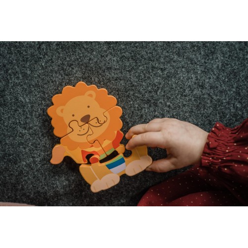 Μικρό Παζλ Λιοντάρι Jungle Animals Orange Tree Toys (FSC®)