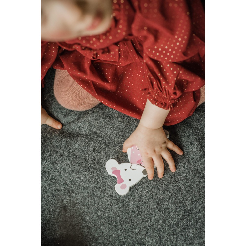 Μικρό Παζλ Ποντικάκι Animal Orange Tree Toys (FSC®)