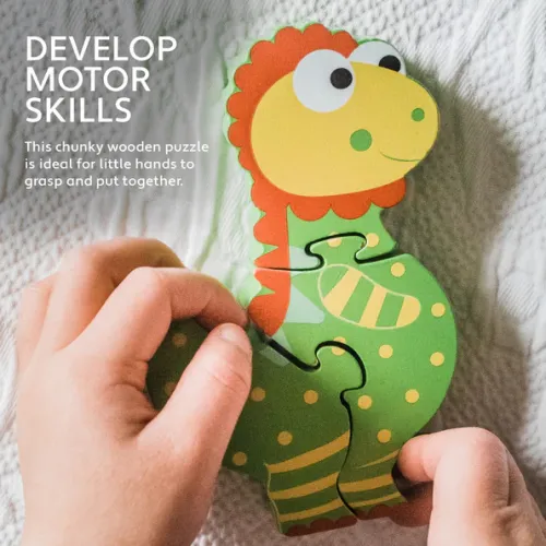 Μικρό Παζλ Dinosaurs Orange Tree Toys (FSC®)