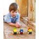 Σετ 3 Μικρά Οχήματα Construction Orange Tree Toys (FSC®)