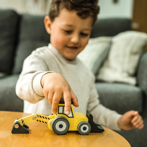 Ξύλινη Μπουλντόζα Construction Orange Tree Toys (FSC®)