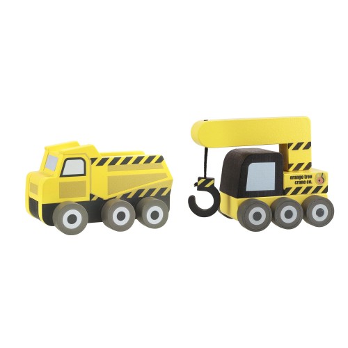 Σετ 2 Οχήματα Μαστορέματος Construction Orange Tree Toys (FSC®)