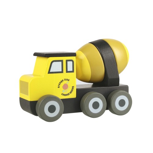 Ξύλινο Φορτηγό Μπετονίερα Construction Orange Tree Toys (FSC®)