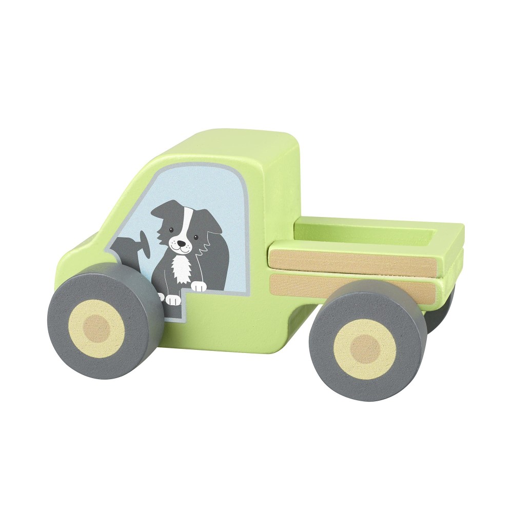 Αγροτικό Αυτοκινητάκι Push & Pull Farmyard Orange Tree Toys