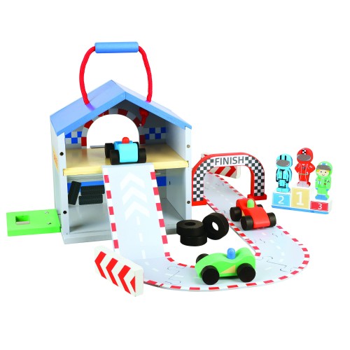 Ξύλινος Αυτοκινητόδρομος Play Set Orange Tree Toys (FSC®)