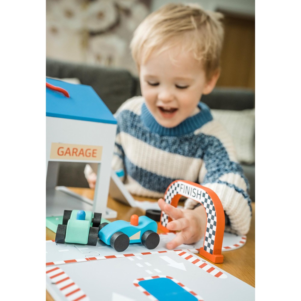 Ξύλινος Αυτοκινητόδρομος Play Set Orange Tree Toys (FSC®)