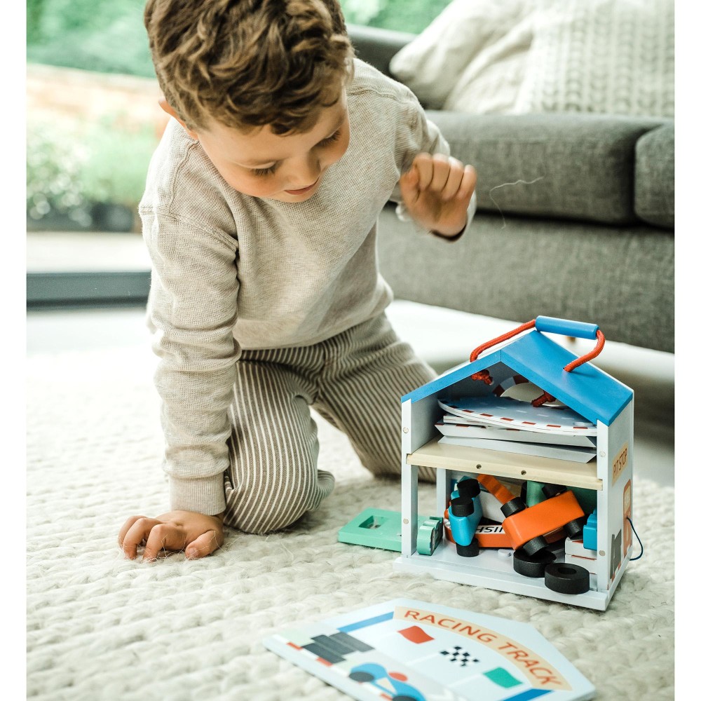 Ξύλινος Αυτοκινητόδρομος Play Set Orange Tree Toys (FSC®)