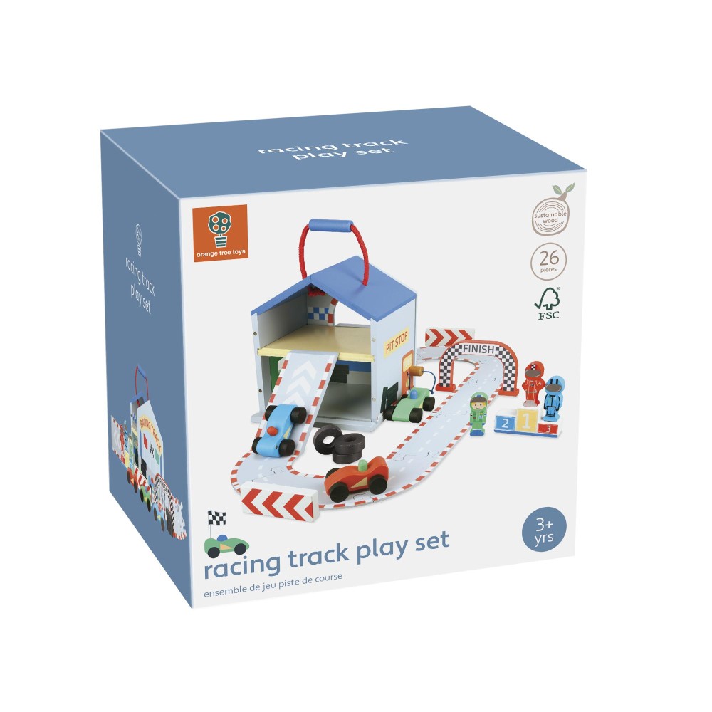 Ξύλινος Αυτοκινητόδρομος Play Set Orange Tree Toys (FSC®)
