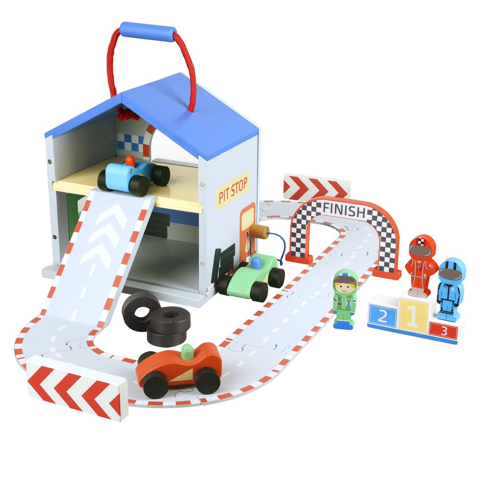 Ξύλινος Αυτοκινητόδρομος Play Set Orange Tree Toys (FSC®)