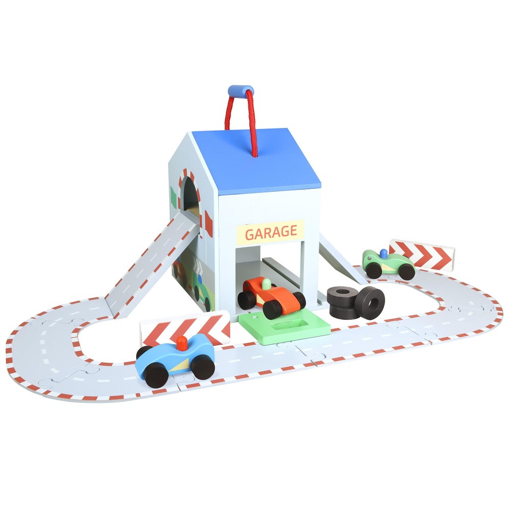 Ξύλινος Αυτοκινητόδρομος Play Set Orange Tree Toys (FSC®)