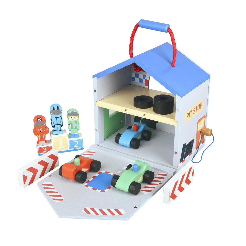 Ξύλινος Αυτοκινητόδρομος Play Set Orange Tree Toys (FSC®)