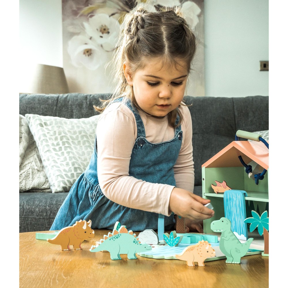 Ξύλινοι Δεινόσαυροι Play Set Orange Tree Toys (FSC®)