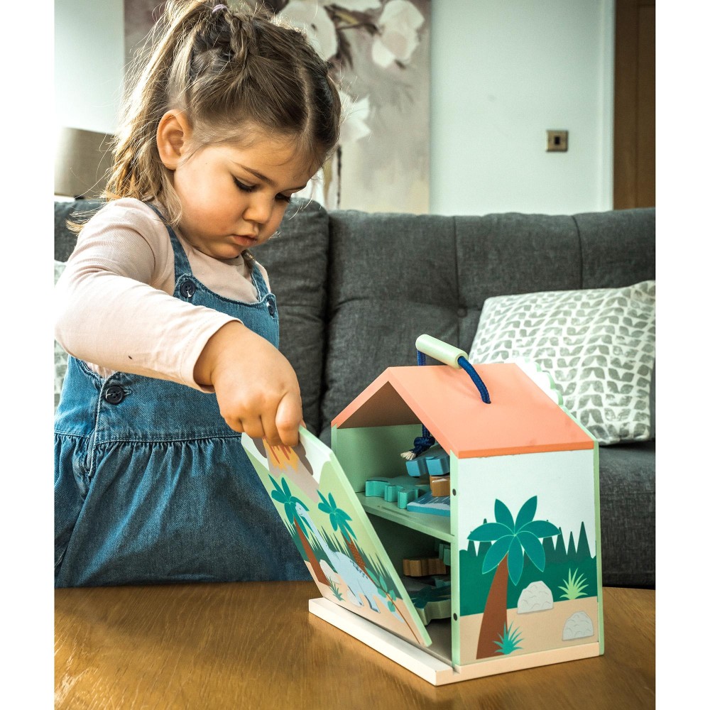 Ξύλινοι Δεινόσαυροι Play Set Orange Tree Toys (FSC®)