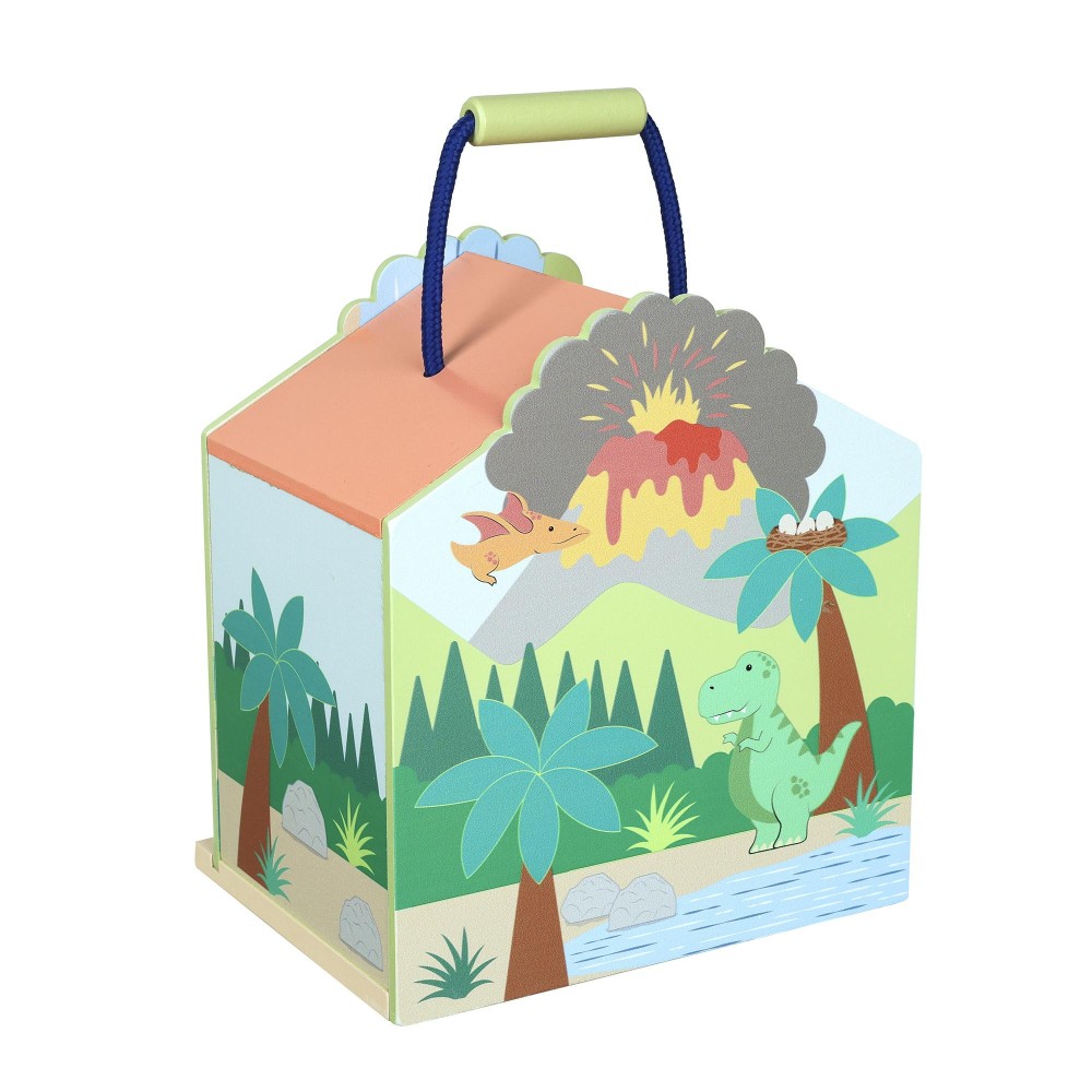 Ξύλινοι Δεινόσαυροι Play Set Orange Tree Toys (FSC®)