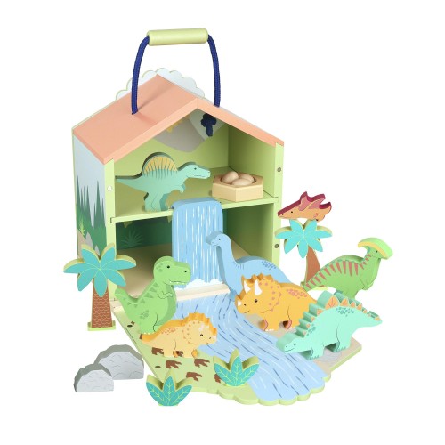 Ξύλινοι Δεινόσαυροι Play Set Orange Tree Toys (FSC®)