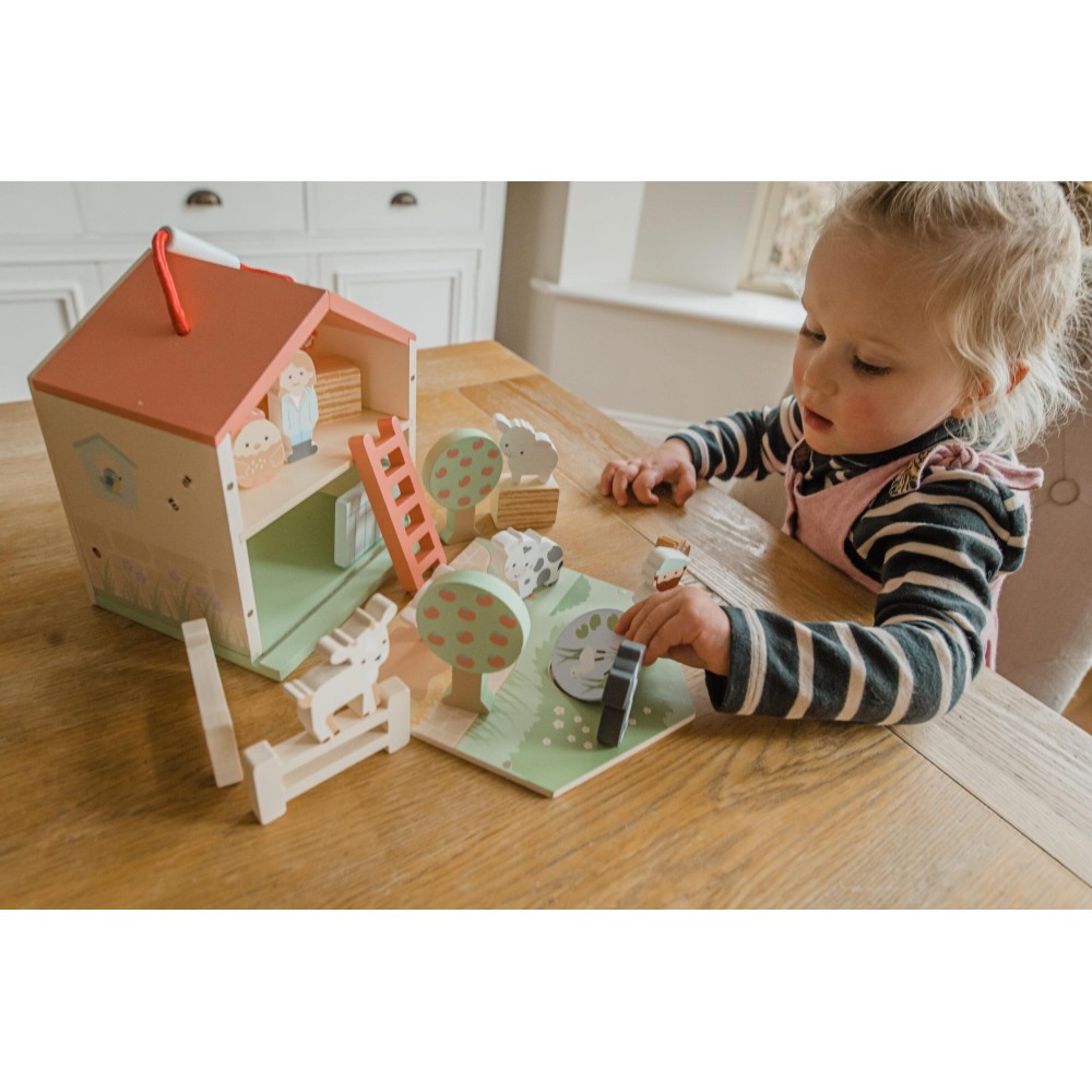 Ξύλινος Αχυρώνας Farmyard Play Set Orange Tree Toys (FSC®)