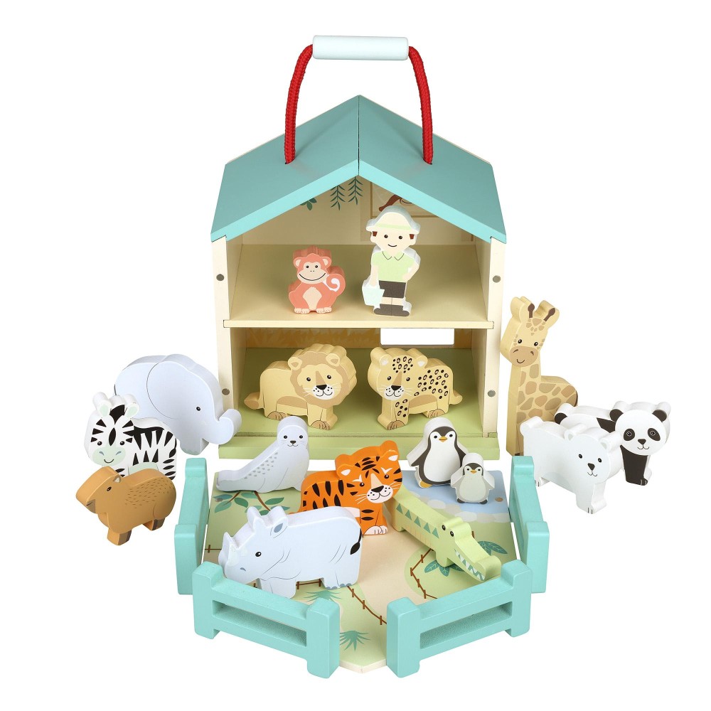 Ξύλινος Ζωολογικός Κήπος Play Set Orange Tree Toys (FSC®)