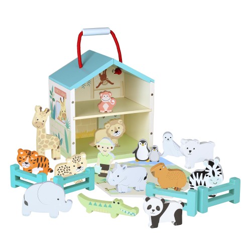 Ξύλινος Ζωολογικός Κήπος Play Set Orange Tree Toys (FSC®)