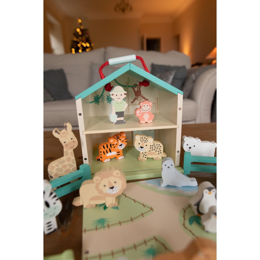 Ξύλινος Ζωολογικός Κήπος Play Set Orange Tree Toys (FSC®)