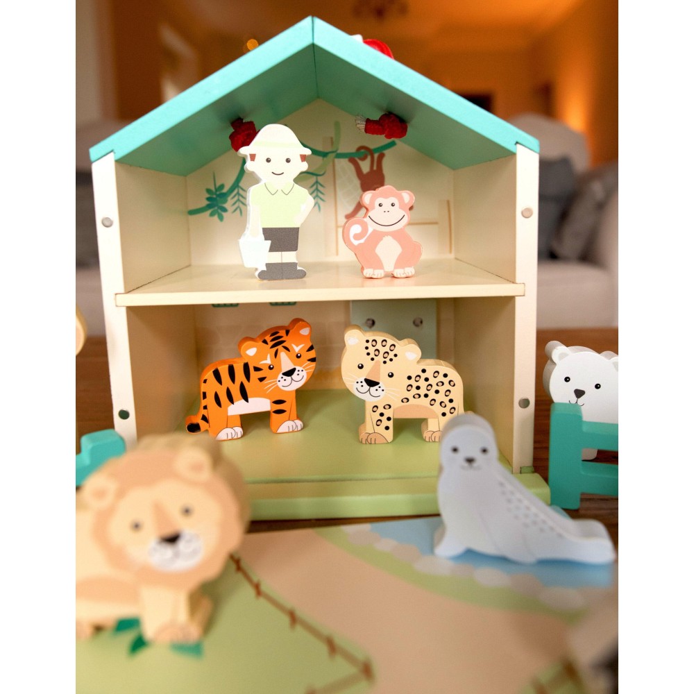Ξύλινος Ζωολογικός Κήπος Play Set Orange Tree Toys (FSC®)