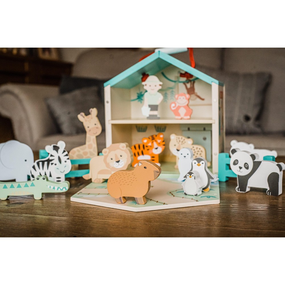 Ξύλινος Ζωολογικός Κήπος Play Set Orange Tree Toys (FSC®)