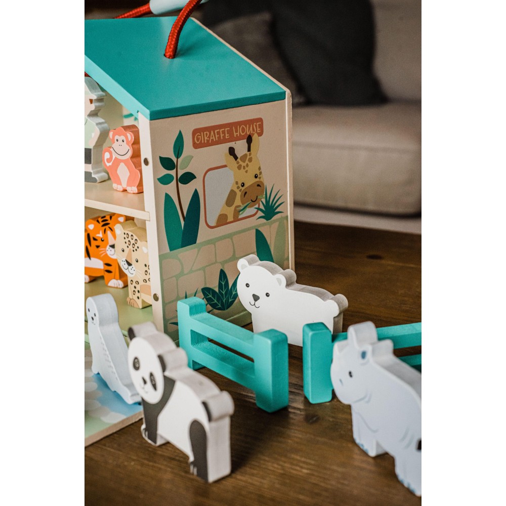 Ξύλινος Ζωολογικός Κήπος Play Set Orange Tree Toys (FSC®)