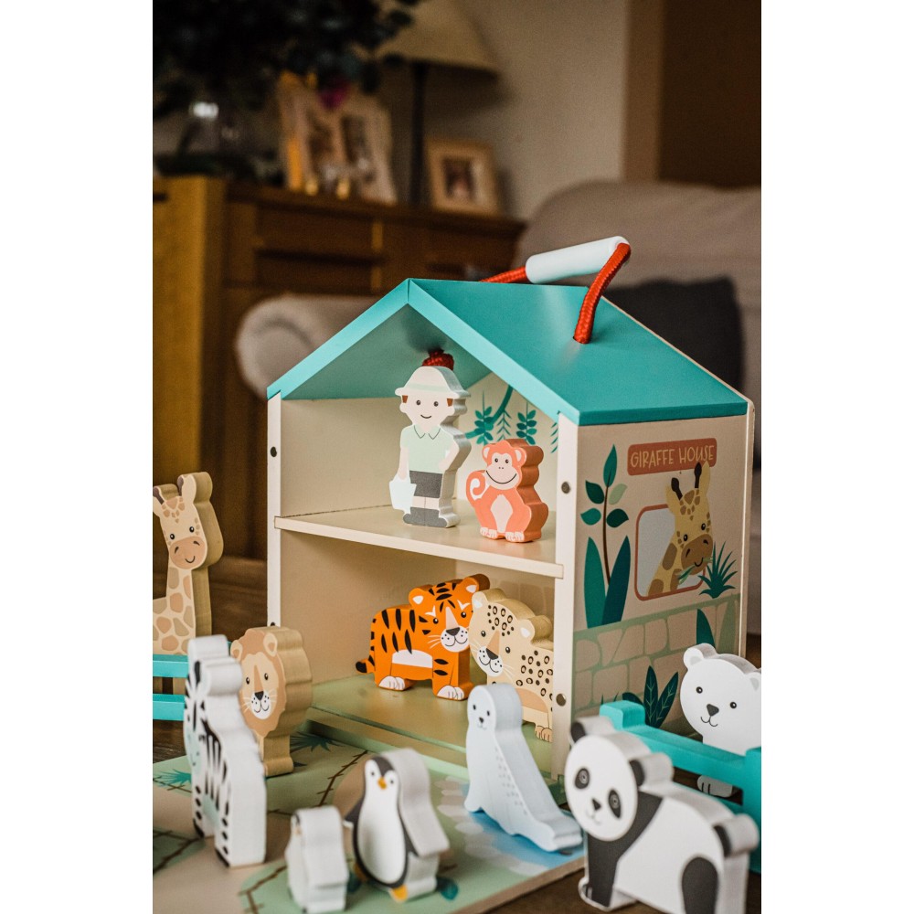 Ξύλινος Ζωολογικός Κήπος Play Set Orange Tree Toys (FSC®)