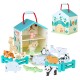 Ξύλινος Ζωολογικός Κήπος Play Set Orange Tree Toys (FSC®)