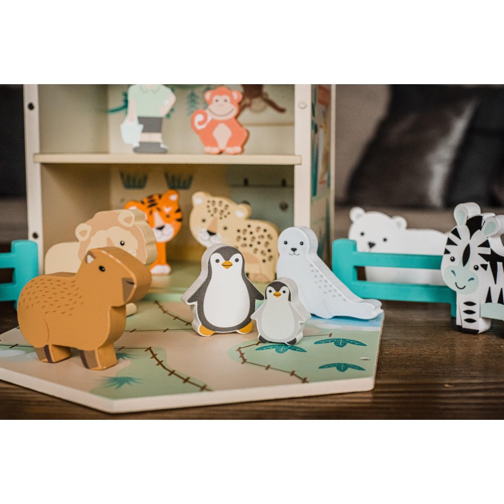 Ξύλινος Ζωολογικός Κήπος Play Set Orange Tree Toys (FSC®)