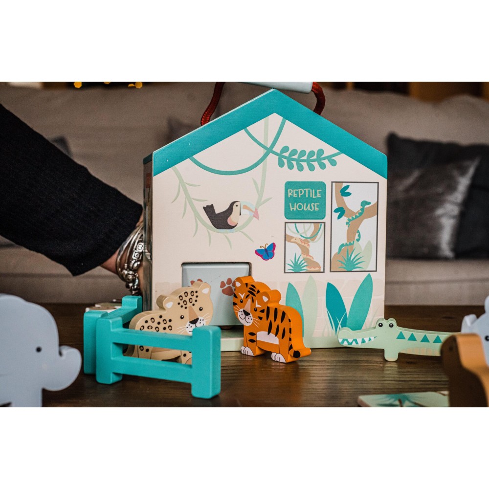 Ξύλινος Ζωολογικός Κήπος Play Set Orange Tree Toys (FSC®)