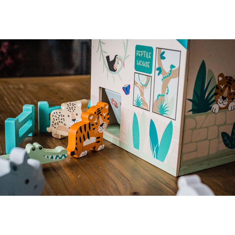 Ξύλινος Ζωολογικός Κήπος Play Set Orange Tree Toys (FSC®)