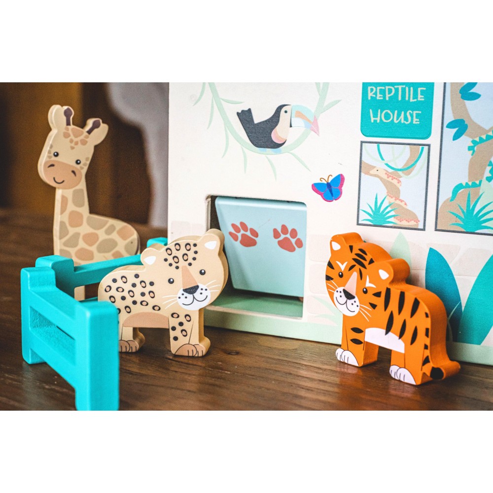 Ξύλινος Ζωολογικός Κήπος Play Set Orange Tree Toys (FSC®)